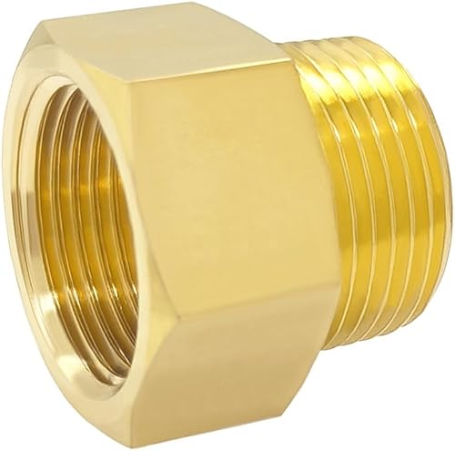 Vista 33 de Hooshing Adaptador reductor macho NPT hembra de 3/8" NPT de 6 Uds