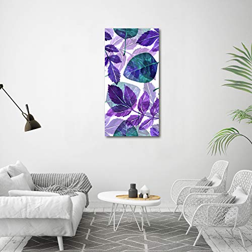 Image tableau sur verre fleurs violettes pour décorer la cuisine - 4