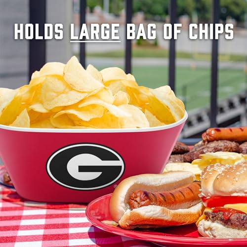 Image of YouTheFan NCAA Georgia Bulldogs Large Party Bowl