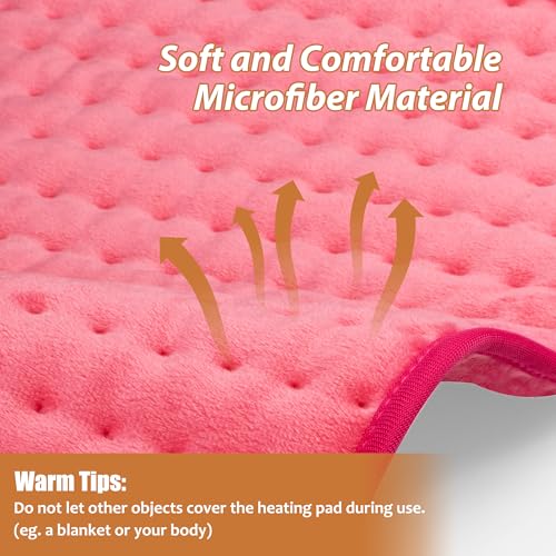 Image of Electric Heating pad for Back Neck Shoulder Knee Arms Legs