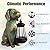 Dog Garden Statues with Solar Lantern Outdoor Decor-Dog Solar Figurines Lights Decorations for Patio Yard Lawn Ornaments-Gifts for Birthday Easter Housewarming