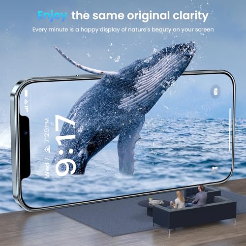 Image of Fotbor [3+3 Pack for iPhone 12 Pro Max Screen Protector with Camera Lens Protector, Tempered Glass Shatterproof Easy Installation Frame, HD Clear Full Coverage iPhone 12 Pro Max Accessories 6.7 Inch