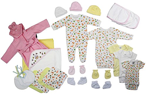 Bambini Newborn Baby Girls 25 Pc Layette Set