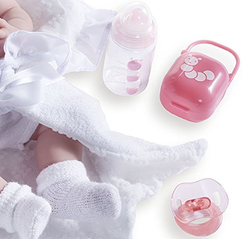 JC Toys Deluxe Realistic Baby Doll Gift Set - 15.5 Inch, Soft Body, With Bottle & Blanket
