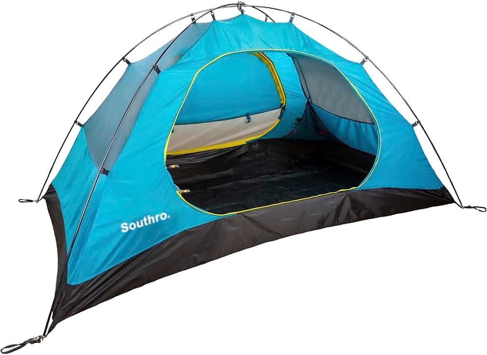 2-Person Camping Tent, Includes Rain Fly and Carry Storage Bag, Lightweight Outdoor Tent for Backpacking, Hiking, or Beach, Mfr: ‎19-2032-03-A