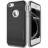 iPhone 5S Case, VRS Design [High Pro Shield][Satin Silver] - [Military Grade Protection][Slim Fit] For Apple iPhone 5S