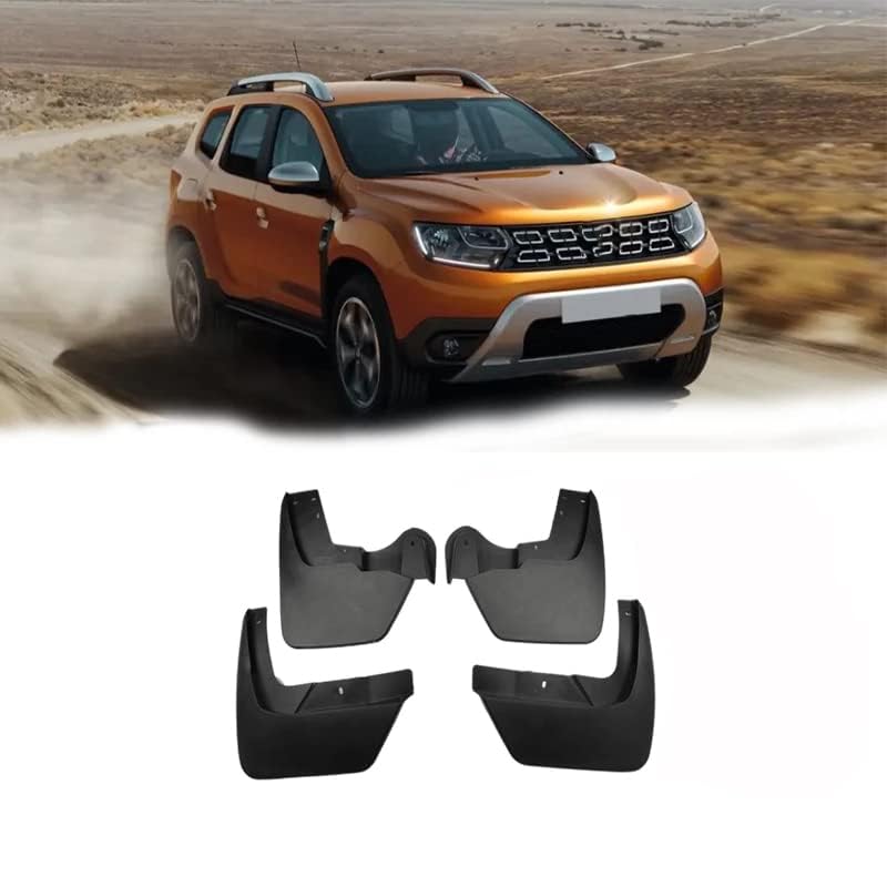 Dopasowane błotniki samochodowe błotniki i osłony przeciwbryzgowe, do Renault Duster HM 2017-2023, ochrona błotnika do opon samochodowych, bez wiercenia, bez taśmy