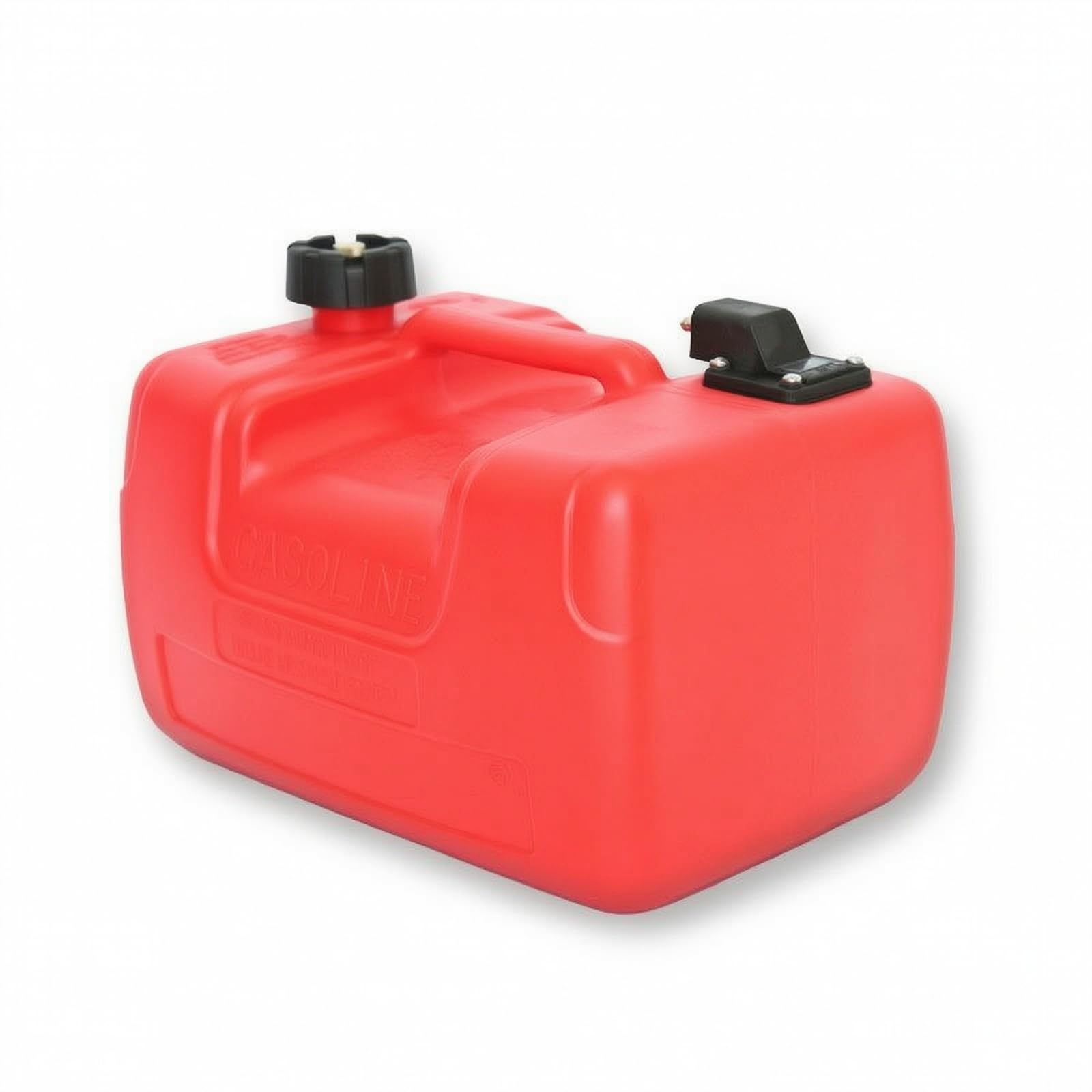 harayaa Serbatoio Carburante Portatile con Tappo Autobloccante Tanica Benzina Esterna Contenitore di Riserva per Motore Fuoribordo Emergenza Rifornimento Ambiente Marino , 12 Litri