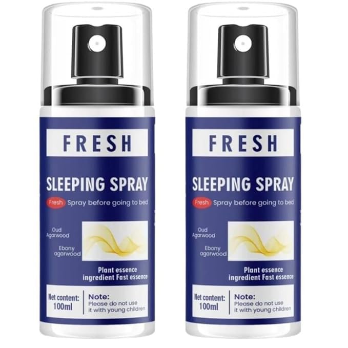 Tayan Fresh Sleeping Spray | Natural Sleep Aid for Relaxation & Deep Sleep | Calming Aromatherapy Spray for Bedtime | Sleep Mist with Essential Oils for Restful Nights (pack of 2)