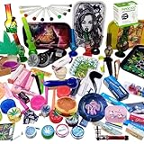 Huslage24 Set ?berraschungspaket Small Bong Drehtablett Grinder Tubes Papers