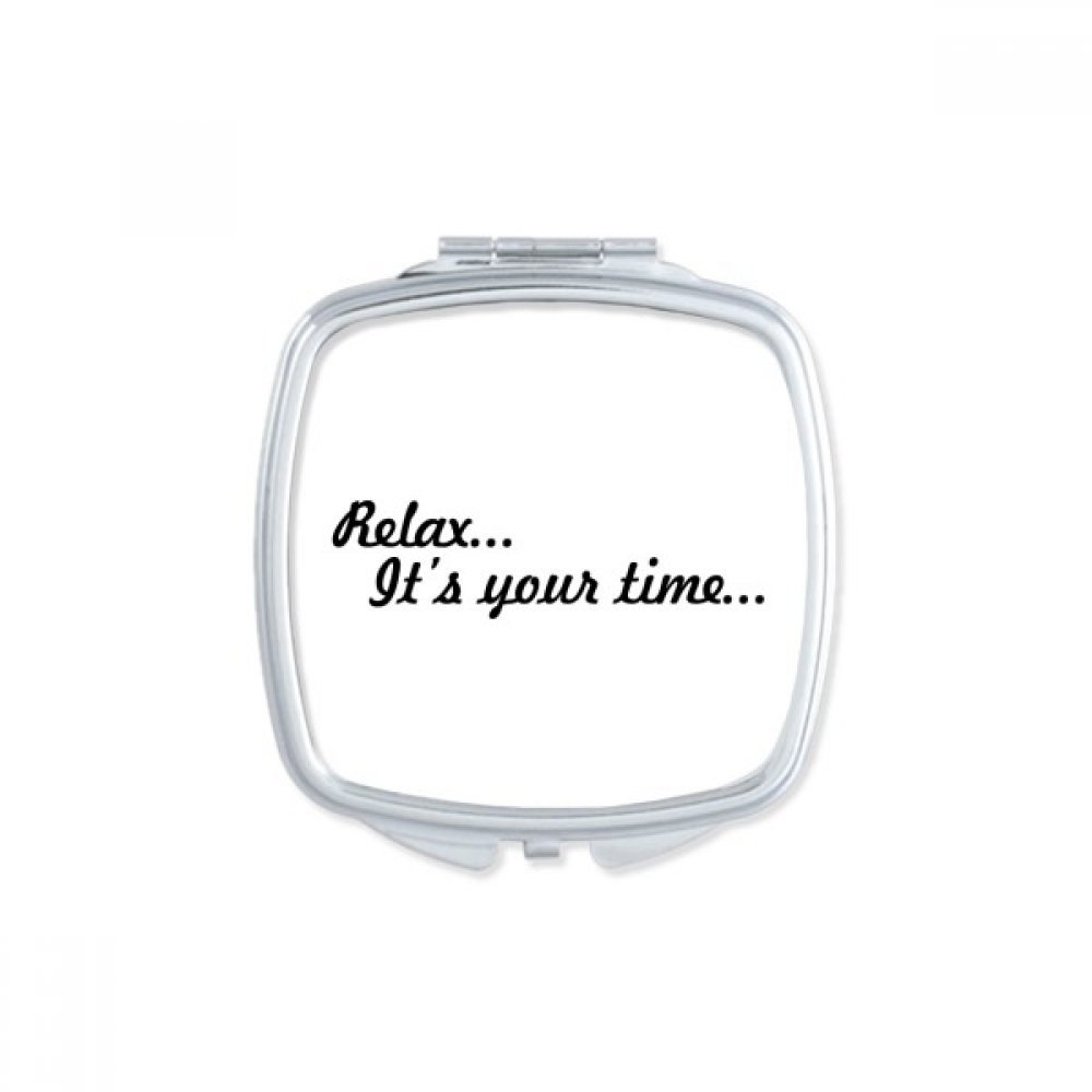Miroir de poche portable compact et petit miroir de main pour maquillage