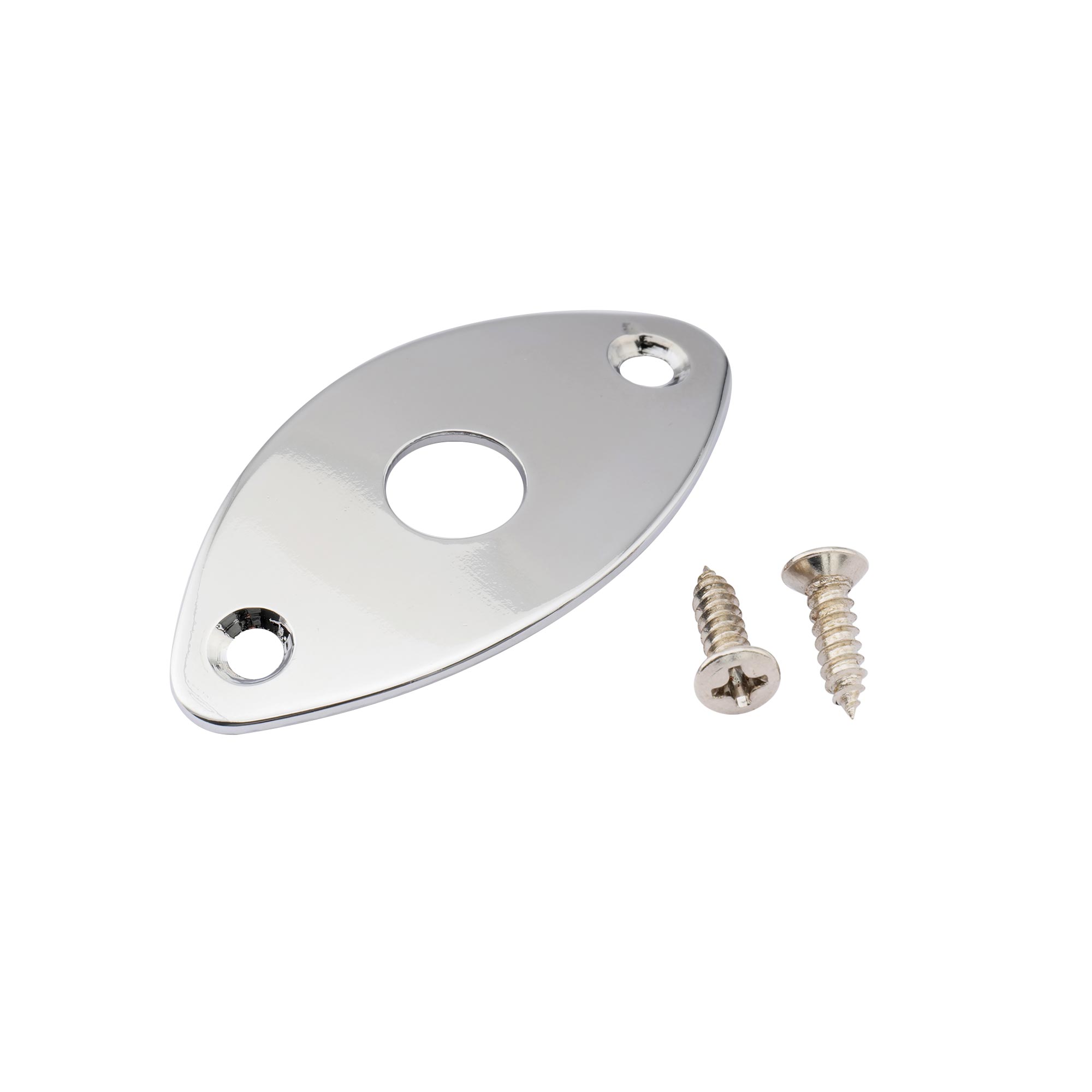 Plaque Jack Guitare/basse – Acier Diamant – 9,6 Mm – Noir – Compatible Avec Montage Standard