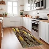 Design Polyvalent et Élégant: Son motif neutre et contemporain apporte une touche chaleureuse et esthétique à votre intérieur. Ce tapis couloir entrée s’adapte à différents styles de décoration et apporte confort et élégance aux espaces comme le couloir, la chambre ou la cuisine. Le tapis couloir design combine fonctionnalité et style pour un rendu harmonieux