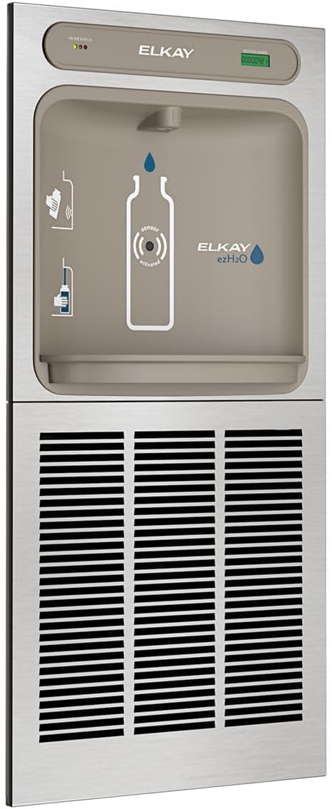 Elkay LZWSM8K Bottle Filling Station, 1.5, Stainless Steel