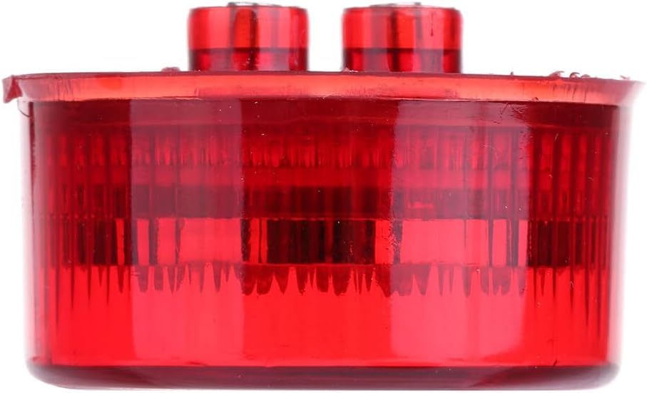 ECCPP 2" LED Clearance Side Marker Light grommets mount w/Reflex Red Len Fits For Freightliner Argosy For Freightliner Century Class For Freightliner Columbia For Freightliner Coronado