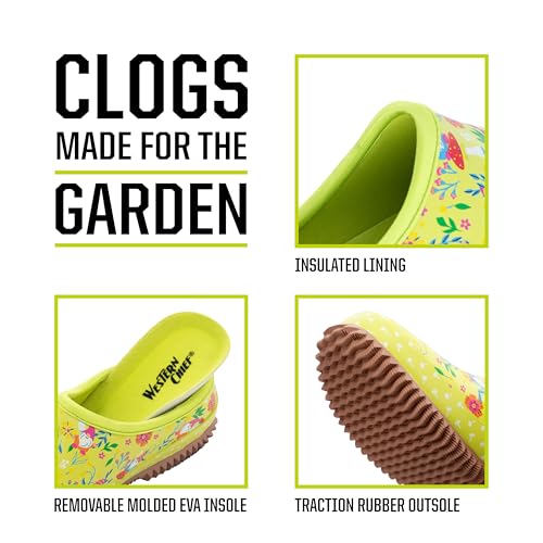 Image of Western Chief Women's Neoprene Waterproof Insulated Rubber Garden Clogs