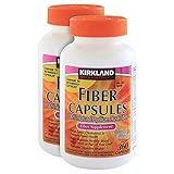 Kirkland Signature Fiber Capsules Fiber Supplement / Laxative - 2 Pack, 360 Capsules Per Bottle