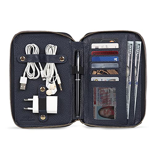 Otto Angelino - OTTANA Genuine Leather Handbag – Unisex (Blue)