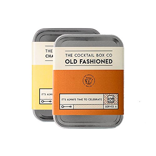 The Cocktail Box Co. - 2 Pack Gift Set - The Old Fashioned and Champagne Cocktail Kits - Each makes 6 cocktails.