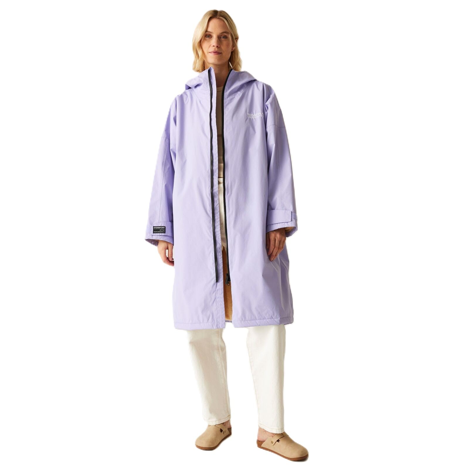 Regatta Outdoor Active Unisex Waterproof Changing Robe - Pansy/Biscot - SM