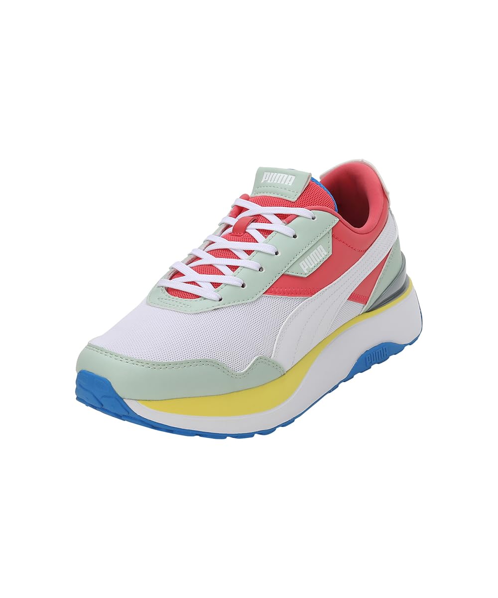 Puma Womens Cruise Rider WNS V1 Electric Blush-White-Minty Burst Sneaker - 4 UK (39564502) (B0CBQ2FMZX) Amazon Price History, Amazon Price Tracker