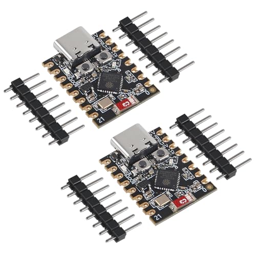 AITRIP ESP32-C3 Mini Development Board, 4MB Flash Core Board ESP32 Super Mini Development Board ESP32 Development Board WiFi Bluetooth (2PCS) - Image 3