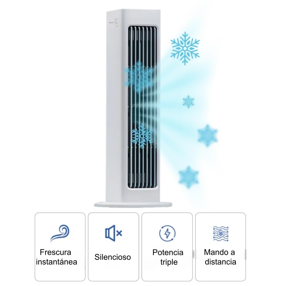 MEIION Breezamax Ventilador, 3 velocidades de ventilación, para colgar en la pared o colocar sobre una mesa