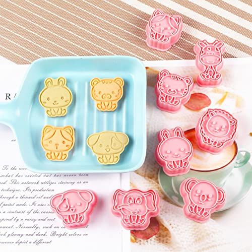 Cortadores de biscoito para crianças – Moldes de biscoito em forma de animal – Cortadores de biscoit