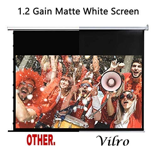 Vilro 120 Inches Wall Type Pull Down Projector Screen 8x6 Ft - Image 7