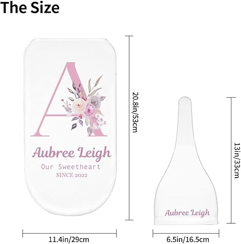 Miniatura 4 de Sweewind Mantas de bebé personalizadas para niña y niño con nombre, manta personalizada para niñas y niños, regalos para envolver al bebé recién