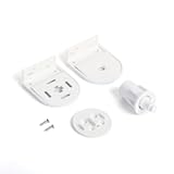 Rollerhouse 32mm Roller Blind Repair Kit&comma; Mount Window Shade Brackets&comma; Curtain Roller Blind Accessories for Electric Blinds with 1 1&sol;4" Tube&comma; 1 Pair&comma; White