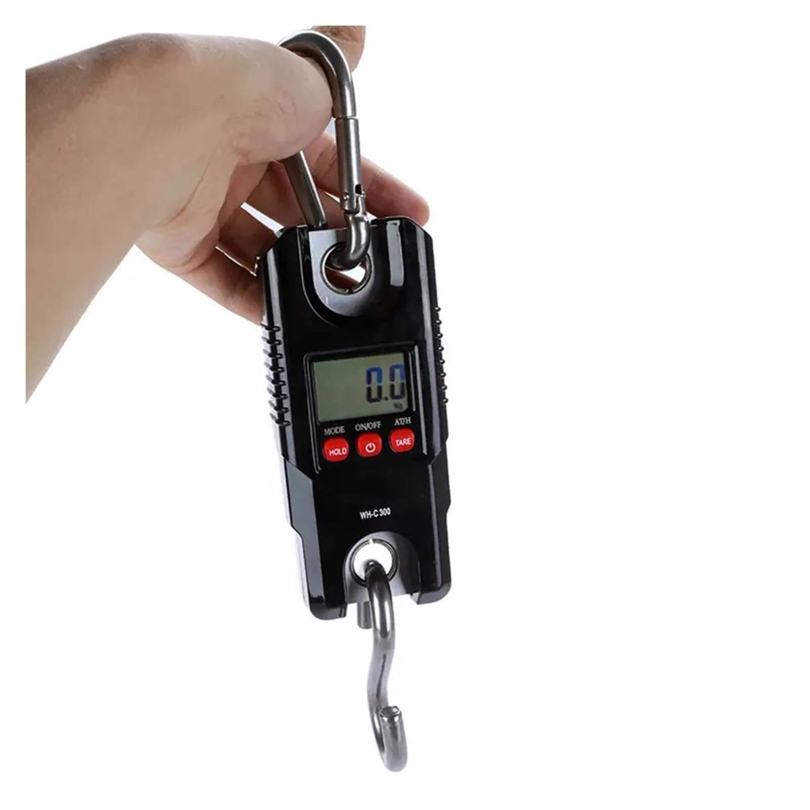 Amazon.co.jp: WH-C300 ポータブル 300kg/100g 電子吊り下げスケール