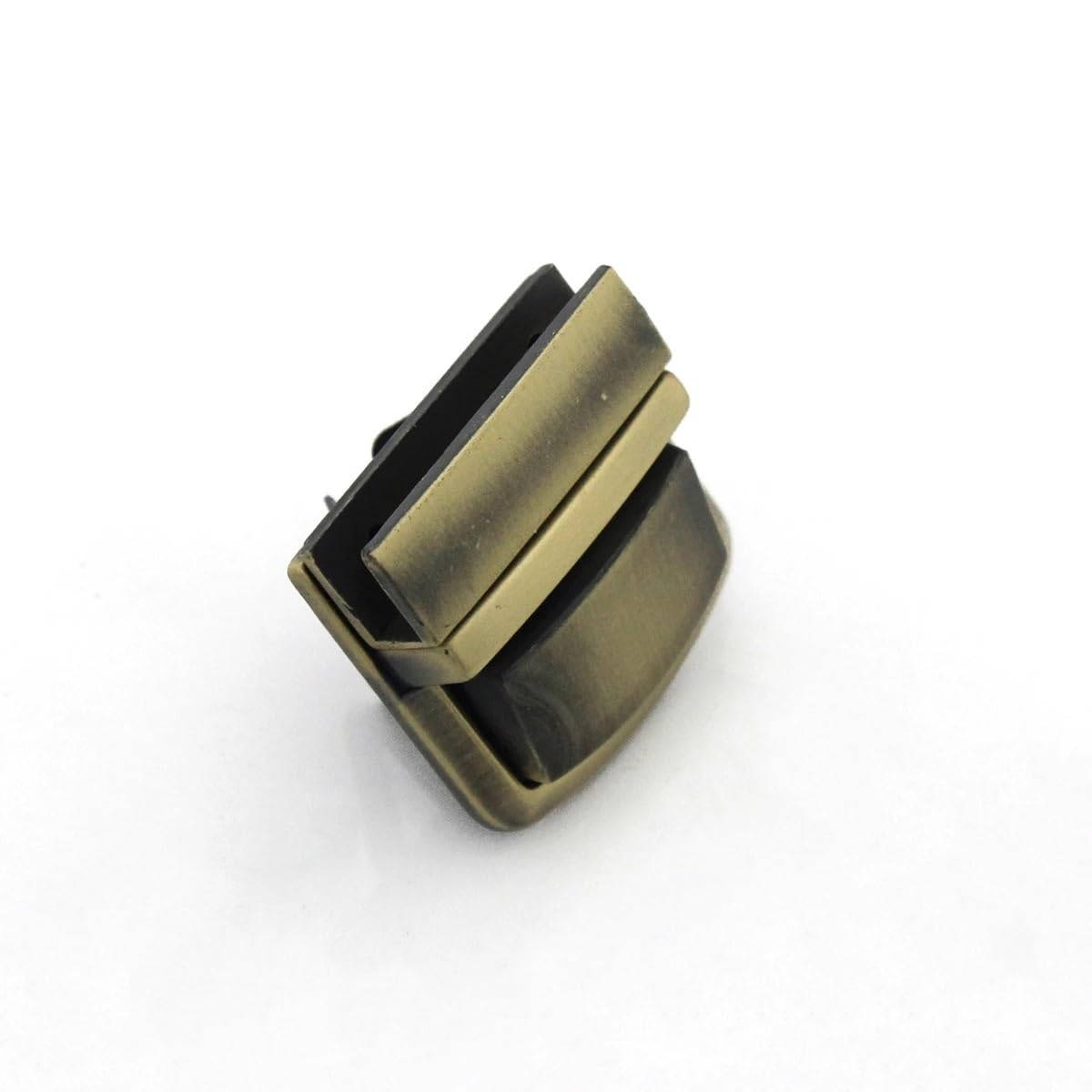 1pc Metal Tongue Lock Fashion Lovely Push Lock for DIY Handbag Bag Purse Luggage Hardware Closure Bag Parts Accessories(Bronze)
