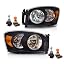 Clear lens Black Housing Amber Reflector