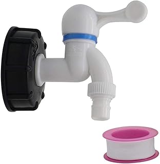 Kit de conector de junção de mangueira S60X6 IBC adaptador para tanque de plástico 1/2" torneira de substituição encaixes de válvula de entrada conectores de água adaptador de torneira de drenagem