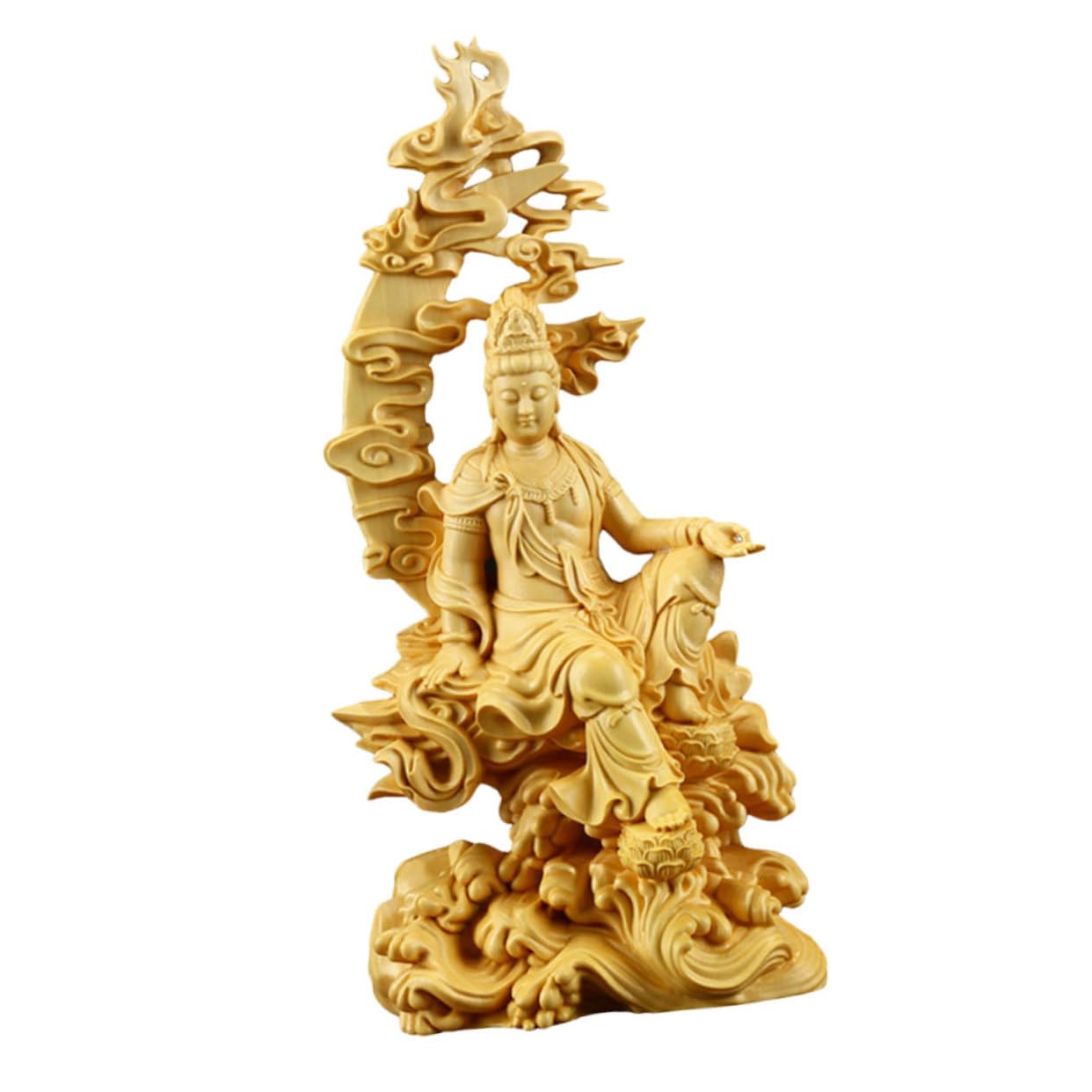 Statue Guanyin pour une atmosphère Feng Shui apaisante au bureau