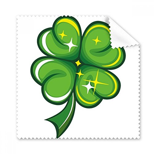 Tissu cadeau téléphone écran nettoyant trèfle à quatre feuilles St.Patrick