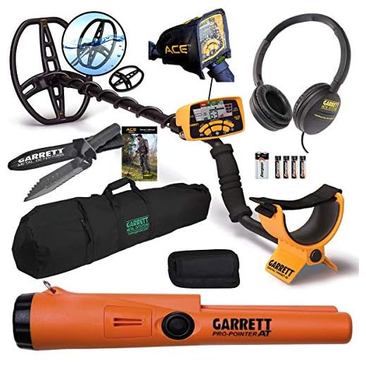 Garrett ACE 400 with Pro-Pointer at, Edge Digger and Carry Bag