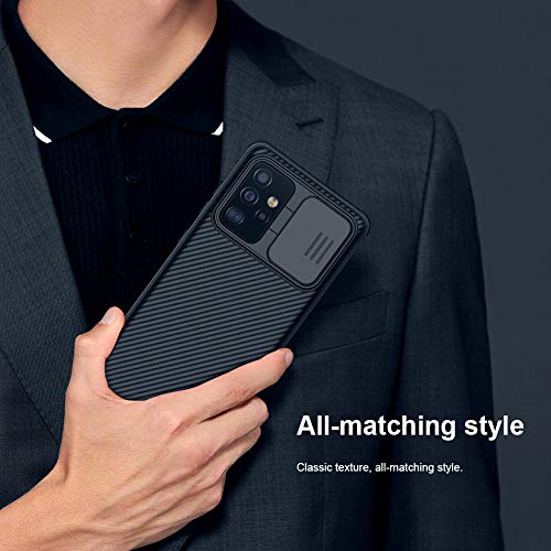 Mangix Capa para Galaxy A52 com capa de câmera, capa protetora fina de policarbonato à prova de choq