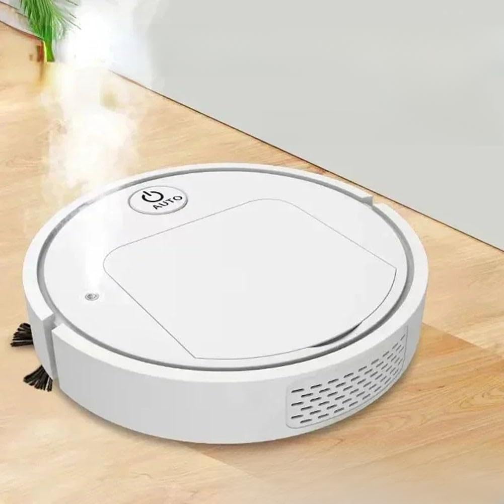 Robot 5 in 1 per aspirapolvere con pulizia, purificazione dell'aria, forte aspirazione, navigazione, controllo app, uso domestico, nero