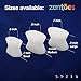 ZenToes 6 Count Gel Toe Separators No Loop Spacer Bunion Corrector Big Toe Straightener (Medium)