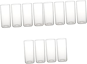 UPKOCH 12 Pçs Copo Taça Copos Copos De Vidro Quadrado Copos De Vinho Decorativos Copos De Café Expresso Copos De Vidro Claro Copos De Uísque Copo De Leite Copo De Leite Copo Doméstico