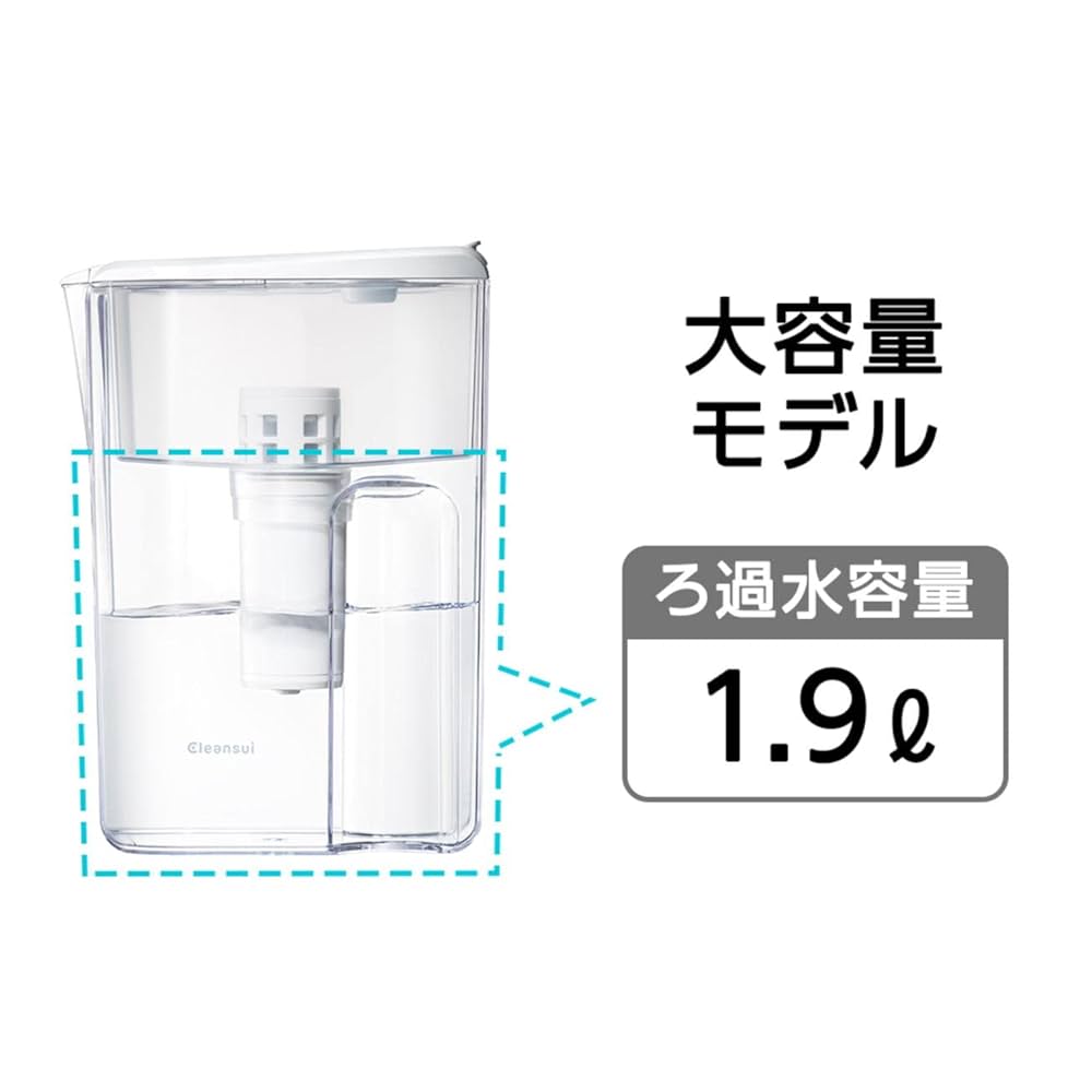 Amazon.co.jp: クリンスイ 浄水器 ポット型 カートリッジ計1個
