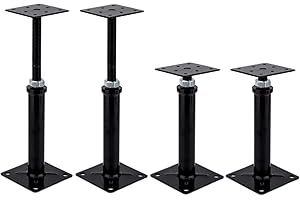 Aluminum Jack Stands: 4 Pack Adjustable Floor Jack Mini Screw Jack