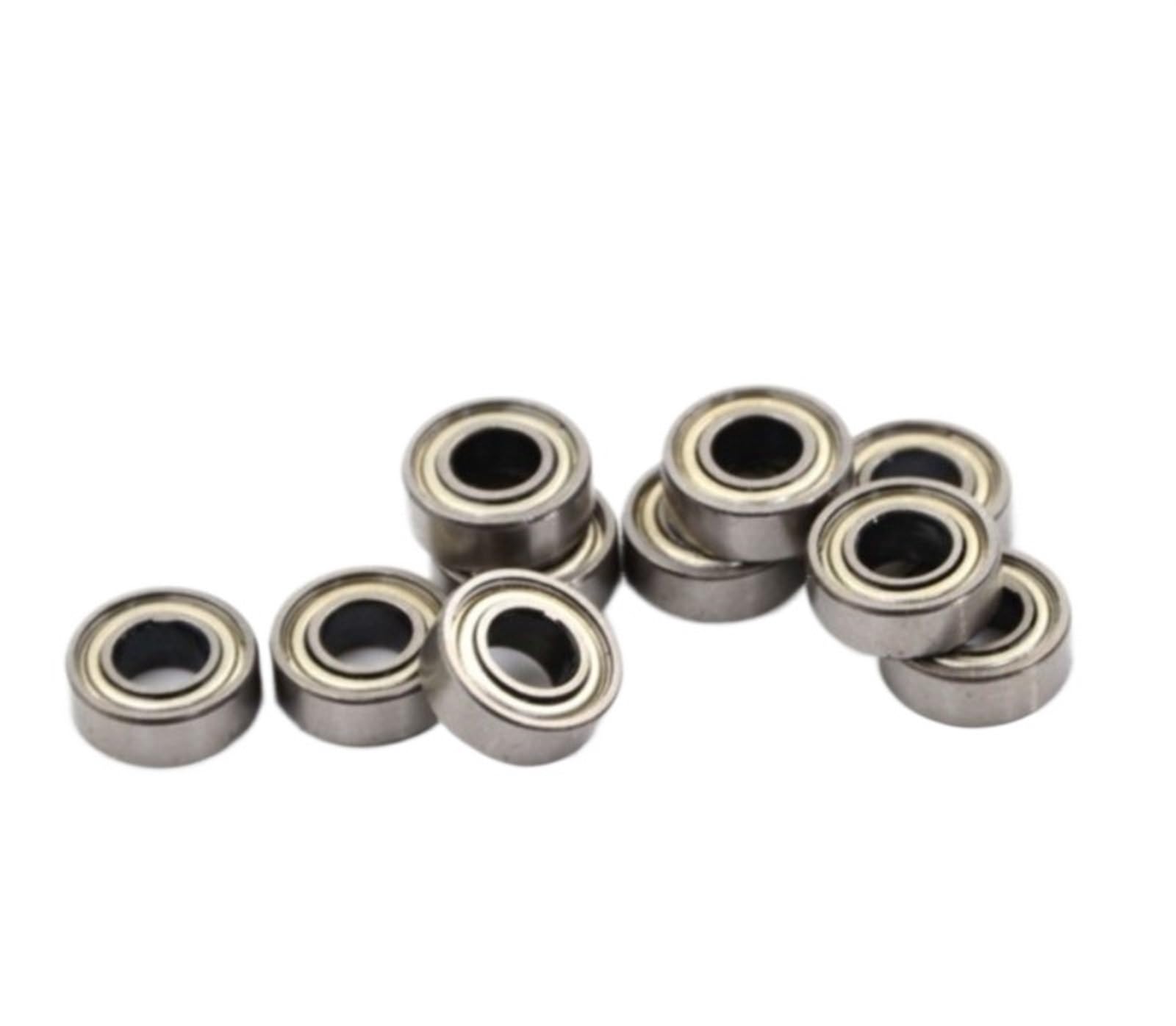 VSPPJYFG Bimetal Seal Shield Micro deep Groove Bearing 10pcs 693ZZ 3 * 8 * 4mm Miniature Double Shielded Metal Steel Roller Bearing
