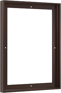 Pixy Canvas Floater Frame 10x12 for 3/4 (0.75) inch Deep Canvas Paintings/Canvas Prints/Wood Canvas Panels/Wall Art/Wall Decor/Home Decor/Artwork (Dark Walnut, 10 x 12 inch, Portrait)