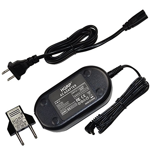 HQRP AC Power Adapter for Samsung SC-W61 / SCW61 Camcorder - (incl. USA Plug & Euro Adapter)
