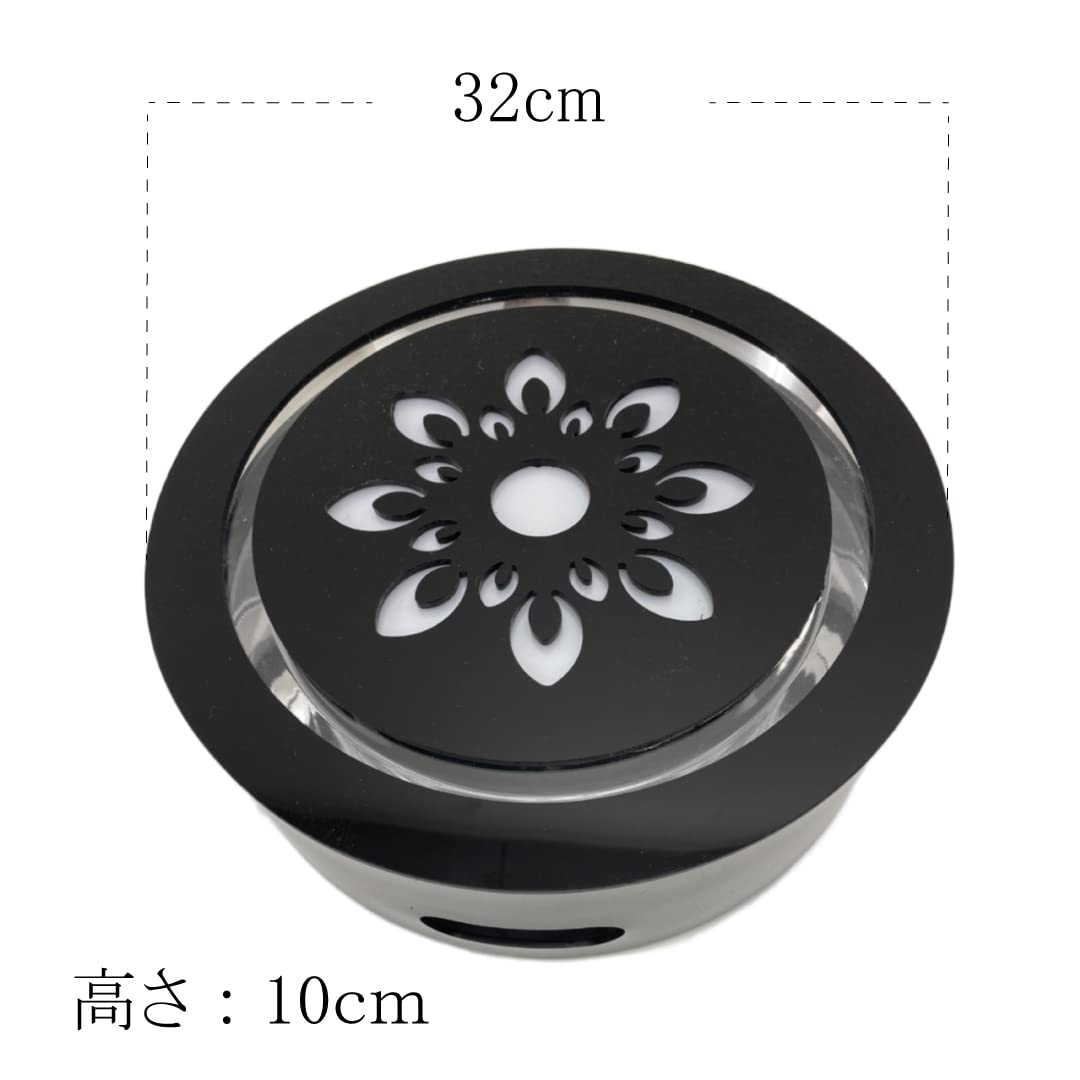 Amazon.co.jp: シーシャ 虹色 シーシャ台 シーシャスタンド 台 本体 炭
