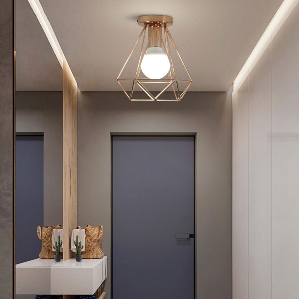 19,8 cm (7,8 cala) złota geometryczna lampa sufitowa nowoczesna minimalistyczna oprawa sufitowa do kuchni wyspa przemysłowa lampa sufitowa do montażu sufitowego półwpuszczana do sypialni