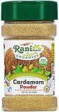Rani Organic Cardamom (Elachi) Ground, Powder Indian Spice 3oz (85g) PET Jar ~ All Natural | Vegan | Gluten Friendly | NON-GMO | Indian Origin | USDA Certified Organic